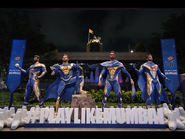 Arthat Studio x Mumbai Indians sculptures