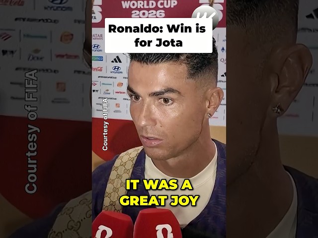 Ronaldo Honors Late Teammate in Thrilling Victory #shorts