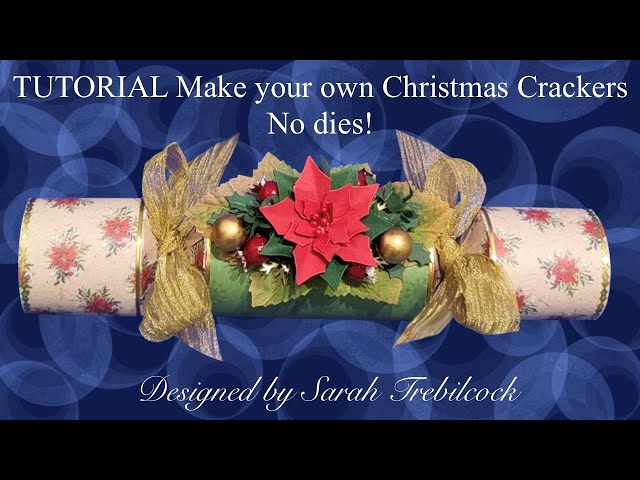 💥 Tutorial How to make your own Christmas crackers as a table decoration or a gift box DIY #crackers