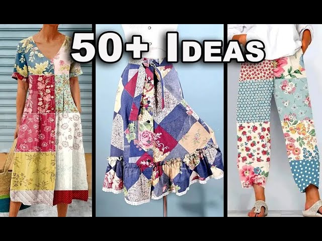 50+ Stunning Patchwork Looks — From Skirts to Shirts!