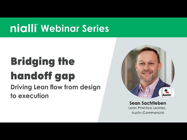 Bridging the handoff gap - Driving Lean flow from design to execution
