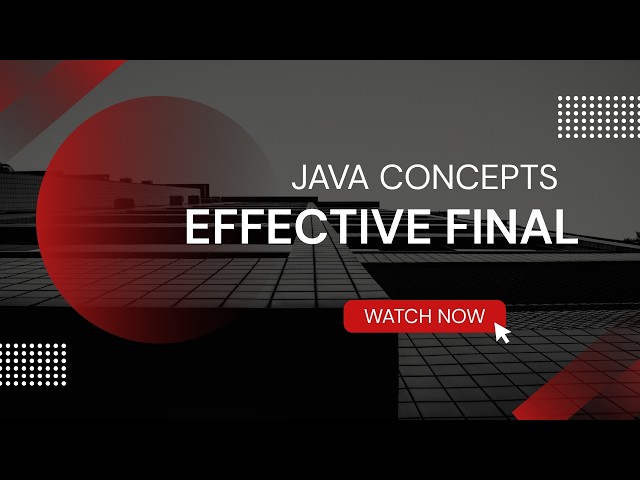 Java 8: Why You Can't Change That Lambda Variable