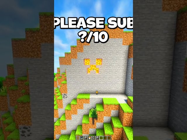 Creeper Trap in Minecraft! #story #tutorial #shorts