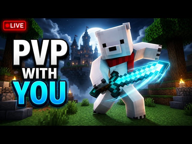 🔴MINECRAFT PVP LIVE