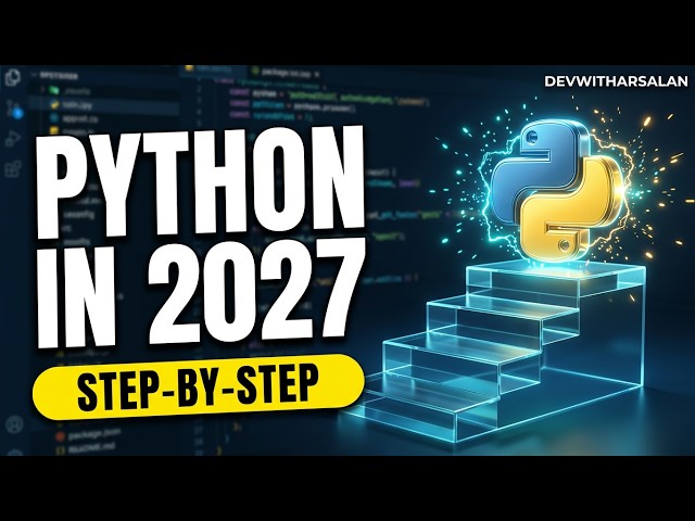How to Learn Python in 2027 | Complete Roadmap for Beginners