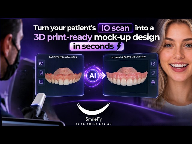3D AI Smile Design  - done for you IN SECONDS - with SmileFy AI