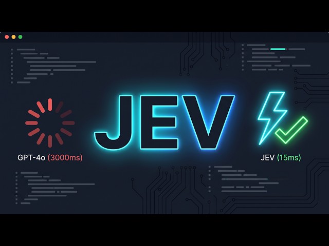 LLMs Are Too Slow! Meet Jev AI (193x Faster & Zero Hallucinations) ⚡