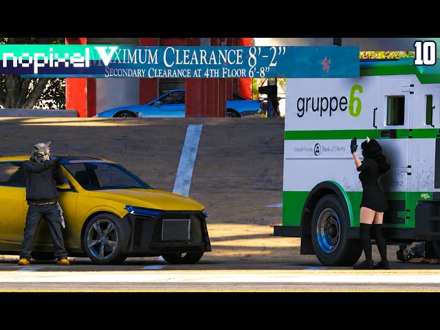 Weazel News catches Jean Paul's G6 Heist... | GTA NoPixel 5.0