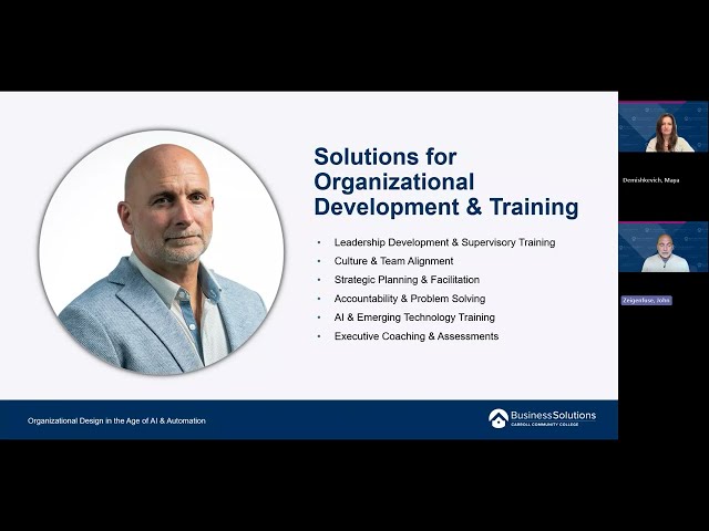 Organizational Design in the Age of AI & Automation