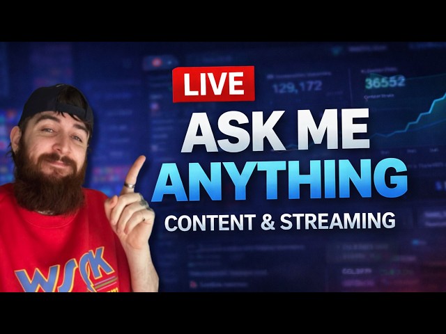 Ask Me Anything: Growing as a Small Streamer/Creator