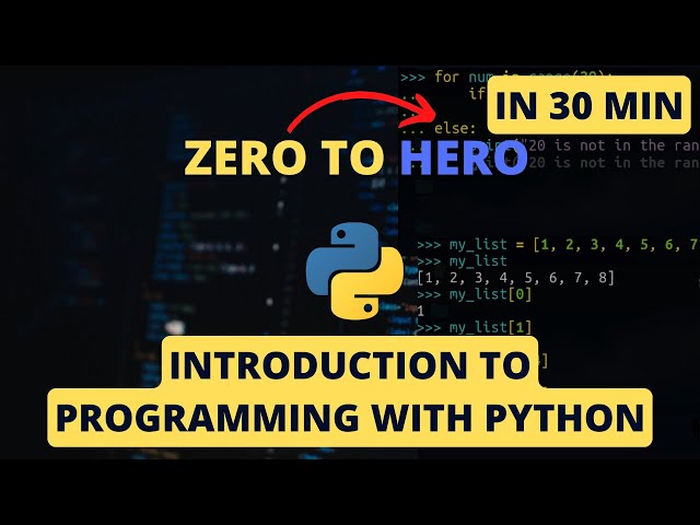 Python Crash Course For Absolute Beginners