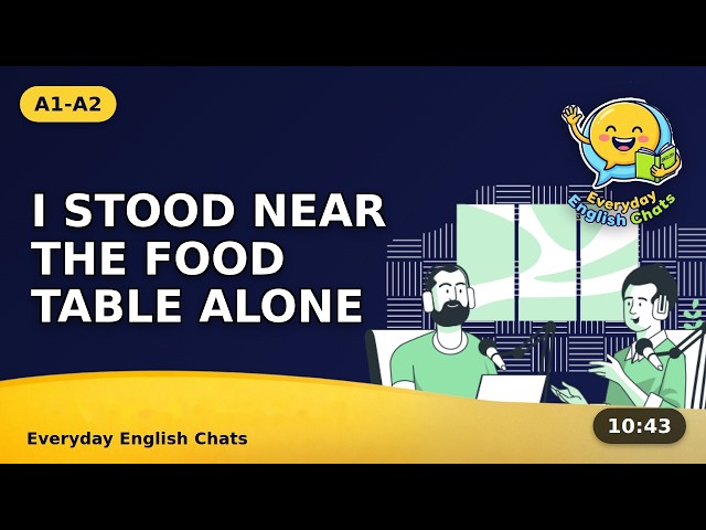 "I Knew Nobody at That Wedding" – Wedding Small Talk, A1-A2 Easy English Conversation