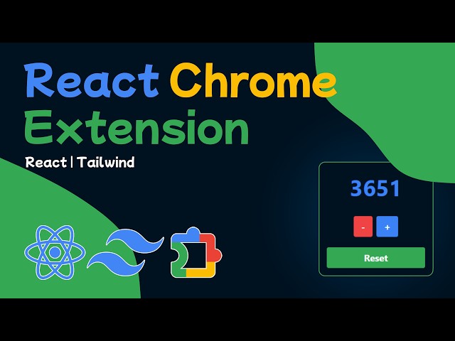 Build a Chrome Extension in MINUTES With React and Tailwind CSS!