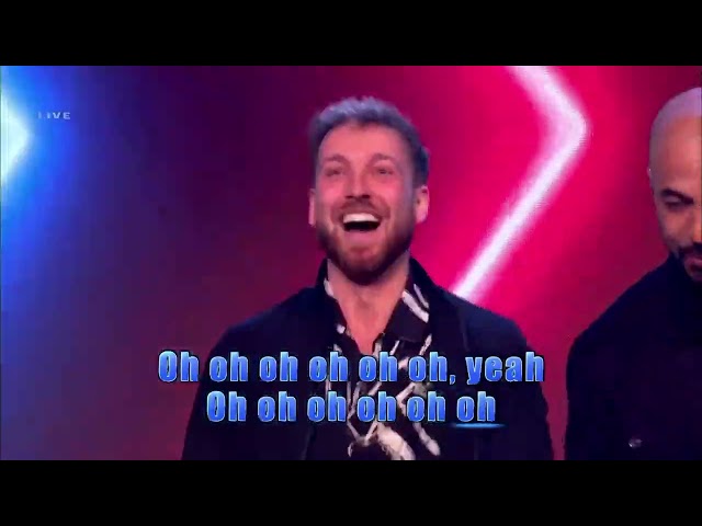Sam Thompson Joins JLS In Sing along live on Saturday Night Takeaway