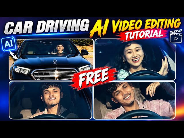 Instagram Viral Car Driving Ai Video Editing Tutorial | Free Car driving Ai Video Kaise Banaye