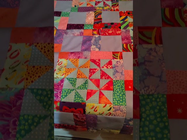 Framed Pinwheels - Scrappy Style