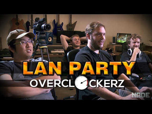 Overclockerz with freddiew and corridordigital on LAN Party - NODE