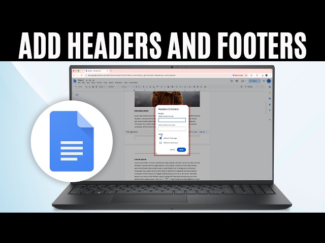 How To Add Headers and Footers In Google Docs