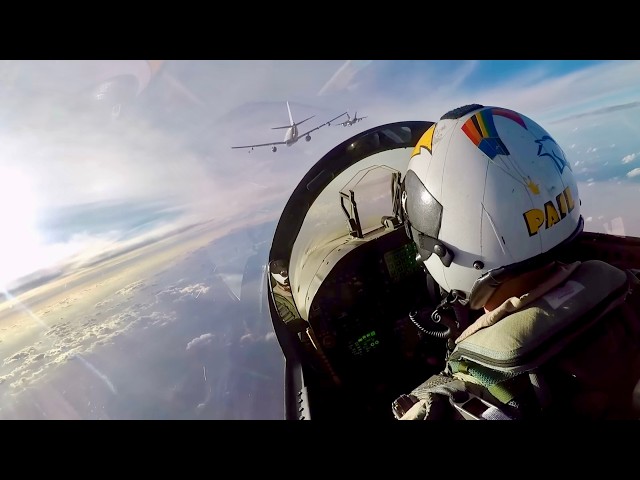 How a Navy Jet Takes on 13K Pounds of Fuel Midair