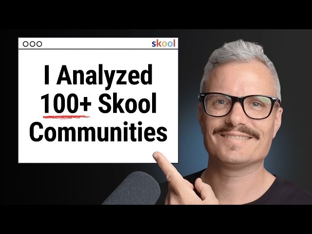 I Analyzed 100+ Skool Communities Here's What The Top 1% Do Differently