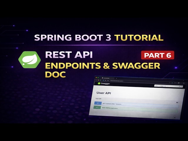 REST Controller, Endpoints & Swagger | Spring Boot 3 Tutorial (Part 5)