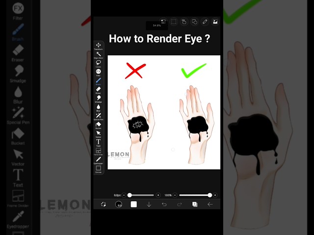 Eye Render ❤️ #art#render#digitalart#ibispaintx#drawing#tutorial#trending#trend#viral#fypシ