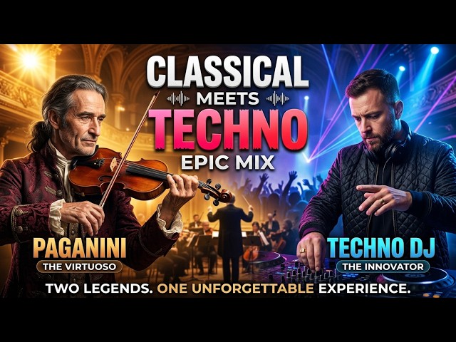 Vivaldi x Progressive Techno | 30 Min Energy Mix For Deep Work | Epic Homework Vibe Fast