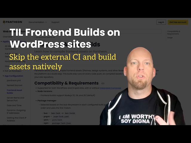 Build assets natively for PHP sites on Pantheon