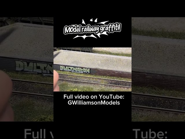 Model Railway Graffiti 😎 #hornby #bachmann #modelrailroad #trains #train
