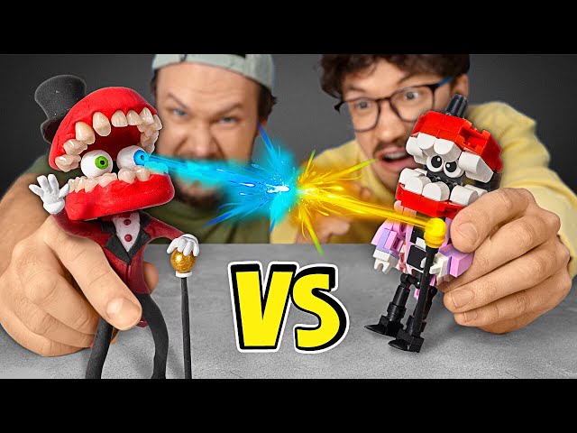 Lego VS Trash Amazing Digital Circus! We Made All The Characters In The Circus Universe! 🎪🧩