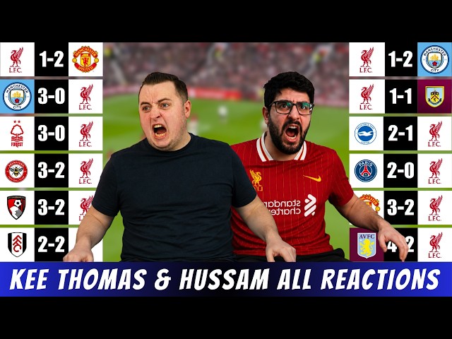 Kee Thomas & Don Hussam Reacting to EVERY Liverpool Loss This Season!