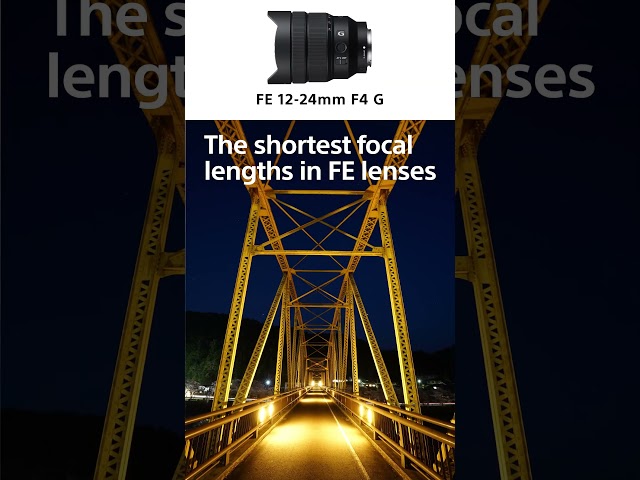 3 Ultra-wide / wide zoom lenses for your camera | Sony | α #shorts