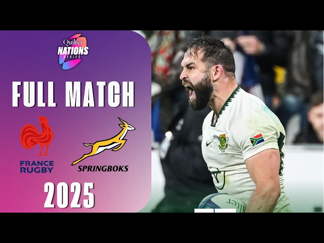 France vs South Africa Full Match – Autumn Nations Series 2025