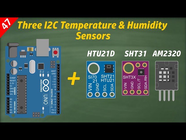 Arduino I2C Temperature & Humidity Sensors Compared | AM2320 vs SHT31 vs HTU21D