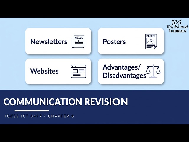 IGCSE ICT Revision: Communication – ICT Applications 📱💻 | Everything You Need to Know