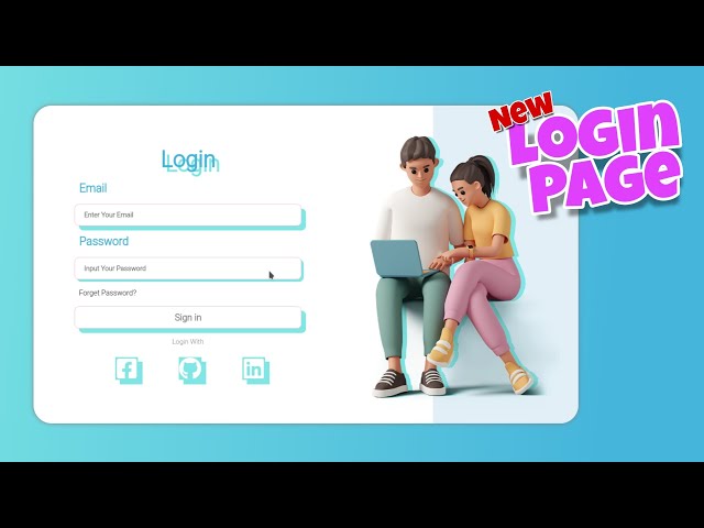 Awesome New Login Page || Login Page With Html Css || #webdev Projects for Beginners || July 2022