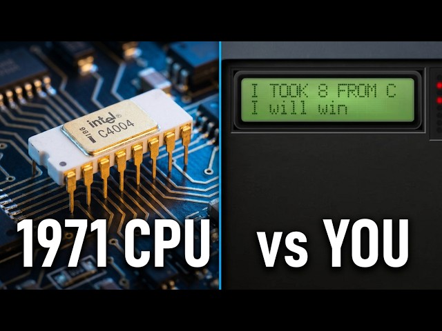 Nim Misere on the Intel 4004: Can a 1971 CPU Beat You?