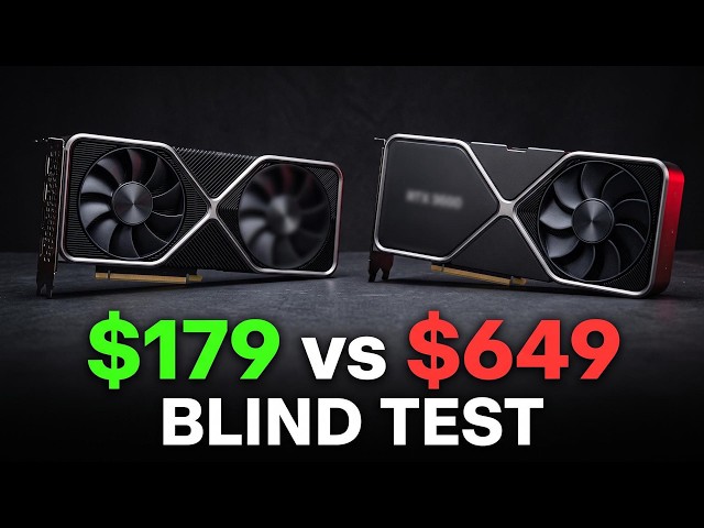 $179 vs $649 GPU Blind Test   Can You See The Difference
