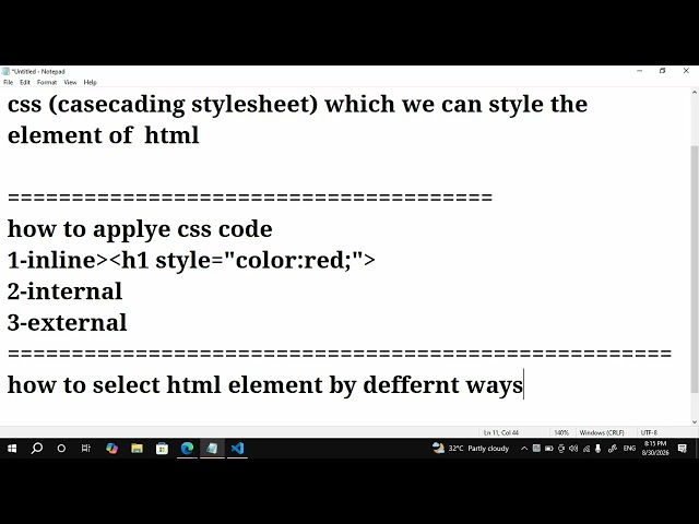 INTRODUCTION TO CSS 8PM CLASS