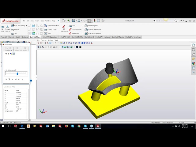 SolidCAM University:  Simultaneous 5 Axis in SolidCAM - Part 7 (Resellers)