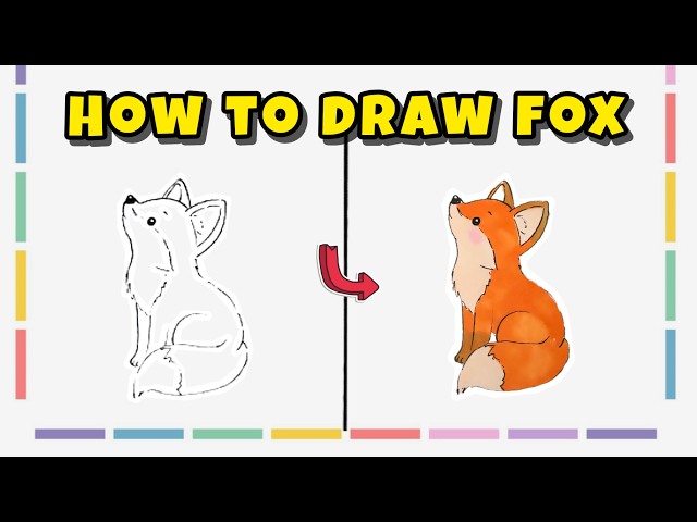 How to Draw a Fox – Wild Animal Drawing for Beginners