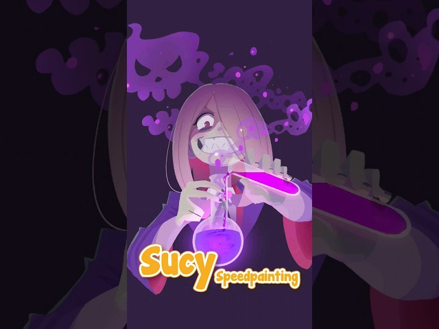 Magical Speedpainting: Bringing Sucy from Little Witch Academia to Life!