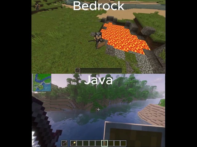 Minecraft - Ja Bedrock hat mittlerweile gute shelter aber an Java kommt es nicht dran