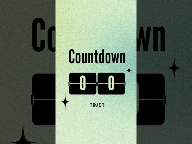 10 Seconds Countdown Timer With Voice Countdown