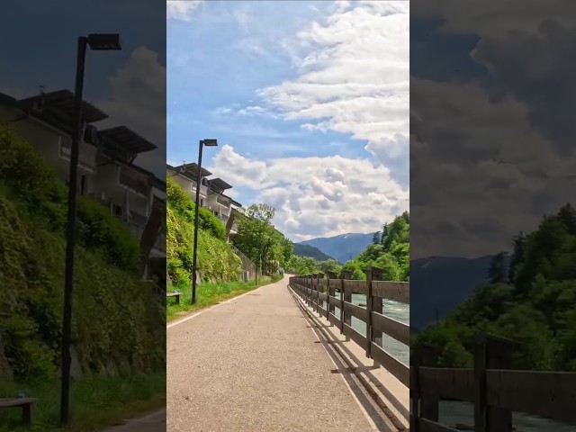 Unreal Bike Ride in the Italian Alps 🚴‍♂️ | Hidden Fortress & Scenic Views #shorts #slowtv