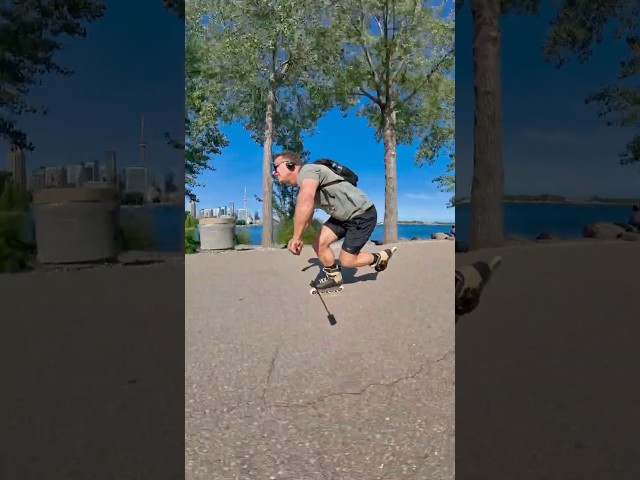 Powerstop At Toronto’s Best Skate Track #Inlineskating #rollerblading #crossovers #powerstop