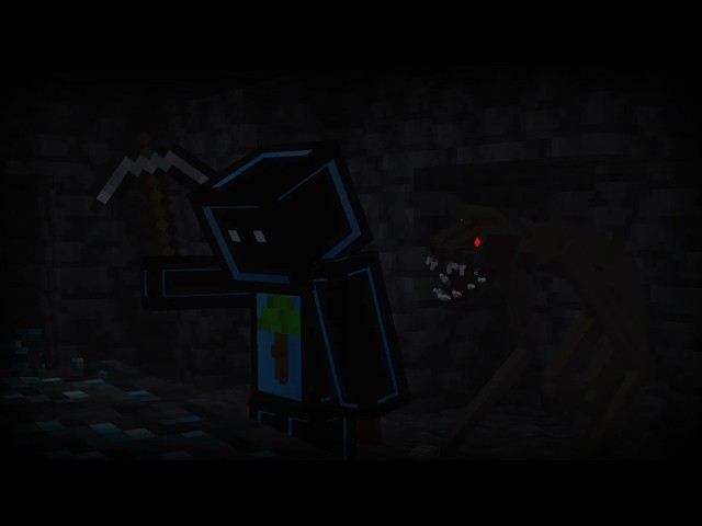 Trying to beat Minecraft with a bunch of horror mods installed
