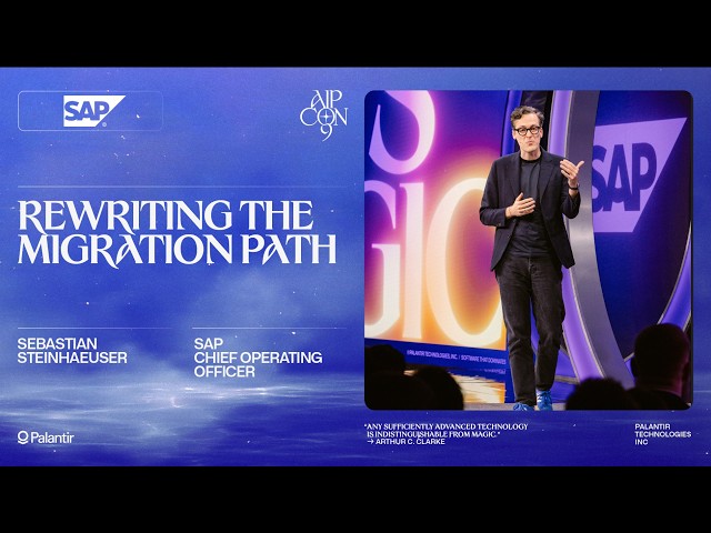 Rewriting the Migration Path | SAP at AIPCon 9
