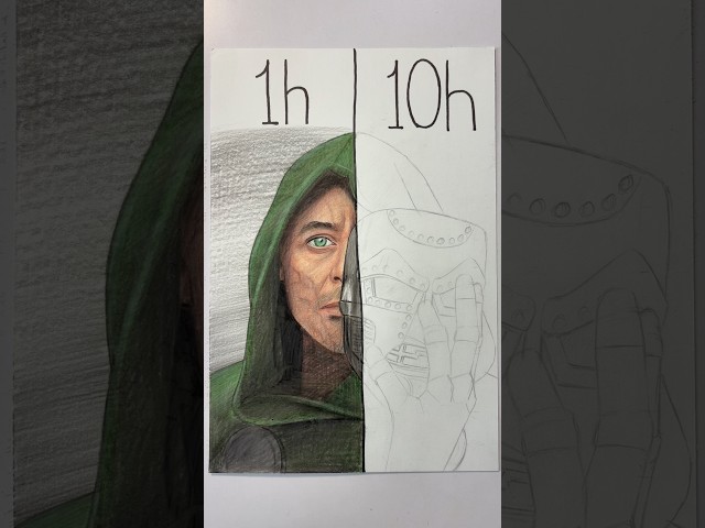 Doctor Doom Drawing 🔥 Avengers Doomsday Drawing #shorts