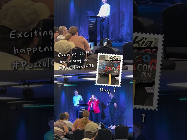 Day 1 is in the books! Thanks 4 tuning in! Stay tuned for Day 2 footage! #PuzzolCon2026 #escaperooms